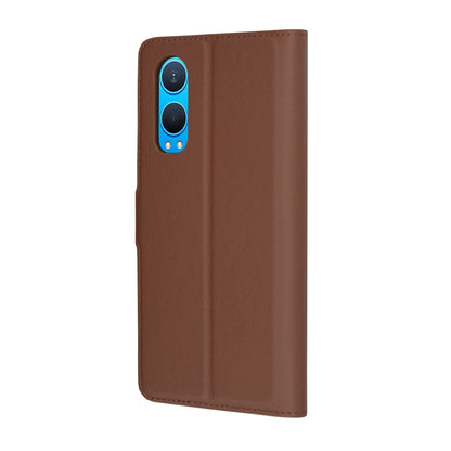 Etui na OnePlus Nord CE4 Lite, Techsuit, Leather Folio, Brązowy