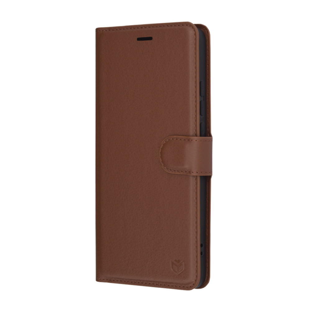 Etui na OnePlus Nord CE4 Lite, Techsuit, Leather Folio, Brązowy