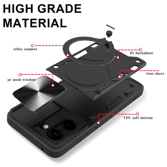 Etui na OnePlus Nord CE5, Techsuit, CamGuard Pro, czarne