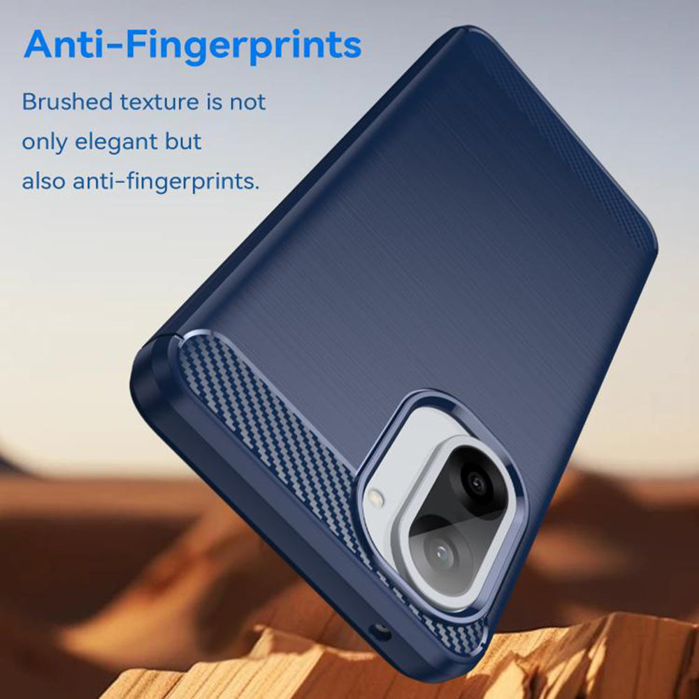 Etui na OnePlus Nord CE5, Techsuit, Carbon, Niebieskie