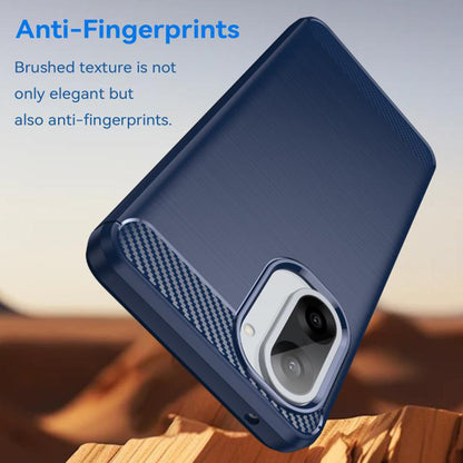 Etui na OnePlus Nord CE5, Techsuit, Carbon, Niebieskie