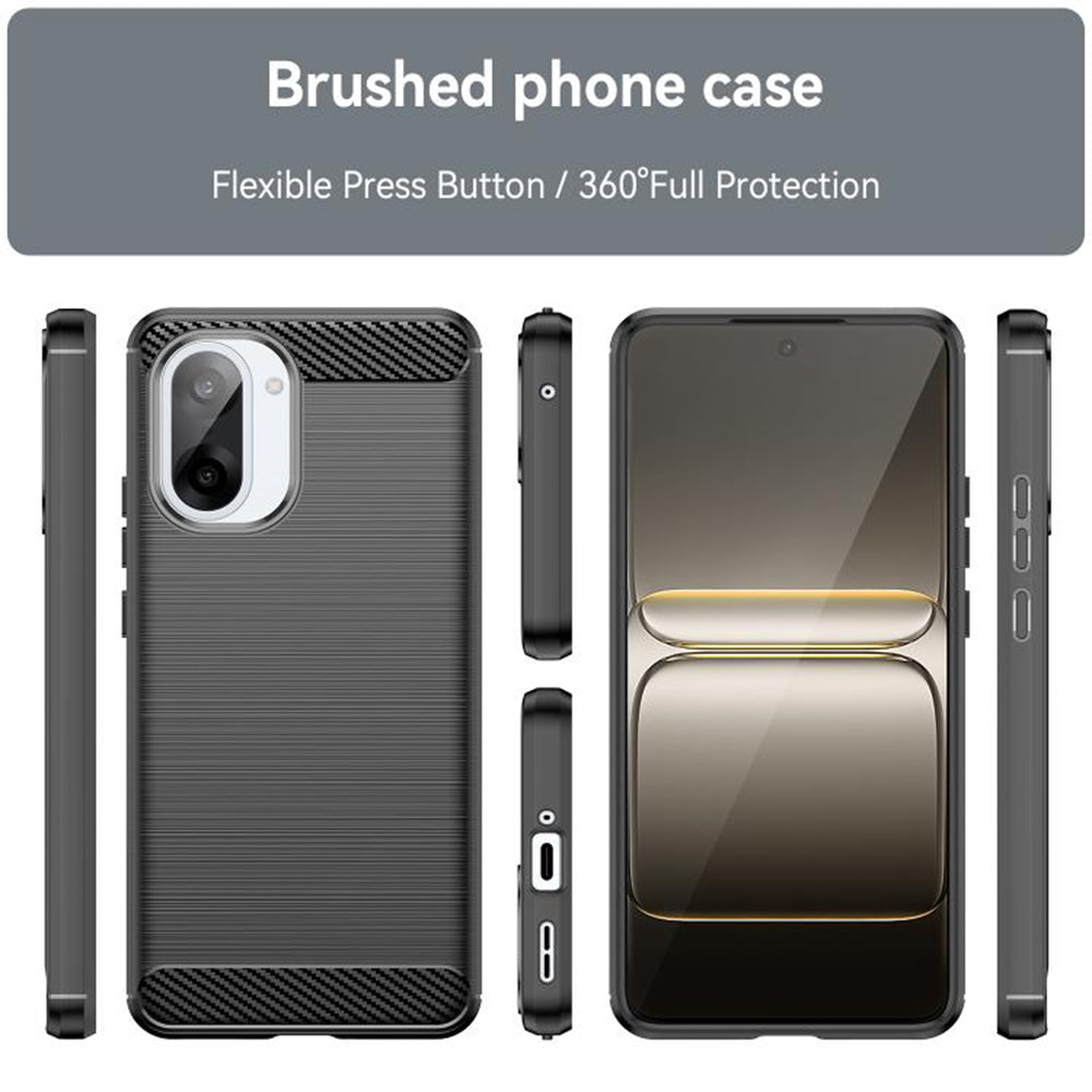 Etui na OnePlus Nord CE5, Techsuit, Carbon, Czarny