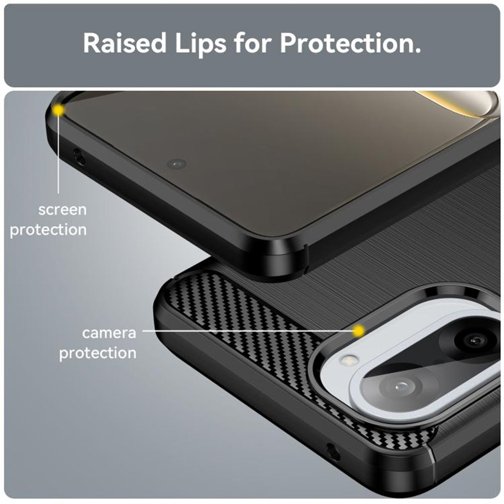 Etui na OnePlus Nord CE5, Techsuit, Carbon, Czarny
