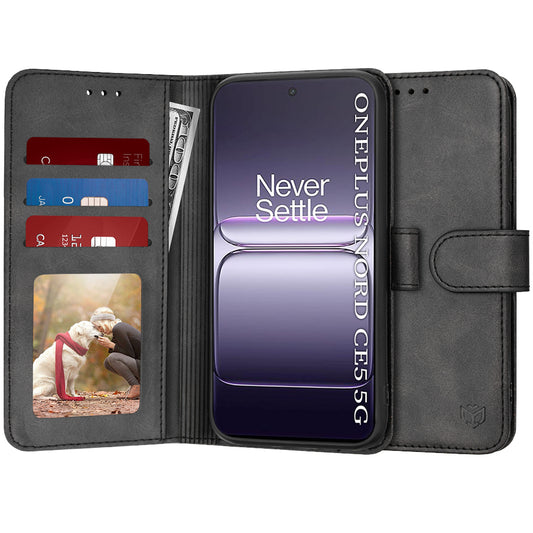 Etui na OnePlus Nord CE5, Techsuit, Diary Book, czarne