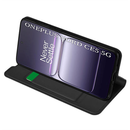 Etui na OnePlus Nord CE5, Techsuit, Magskin Book, Czarne