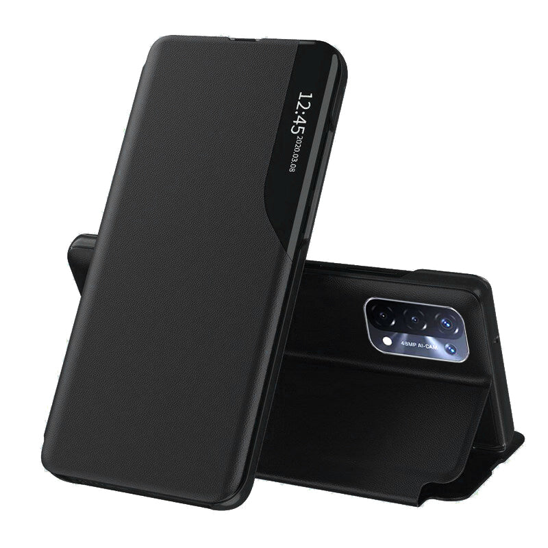 Etui na OnePlus Nord N200 5G / Oppo A74 5G / A54 5G, Techsuit, eFold, czarne