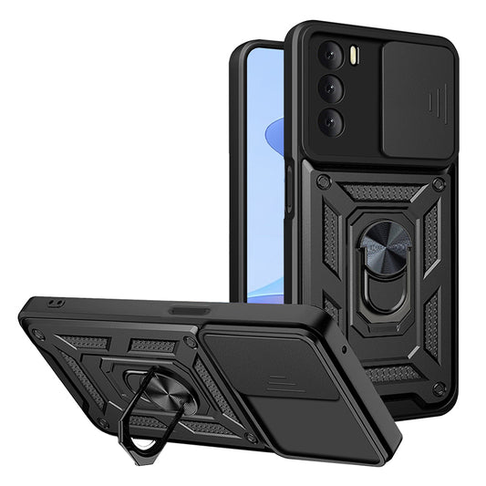 Etui na Oppo A16s / A54s / A16, Techsuit, CamShield, czarne