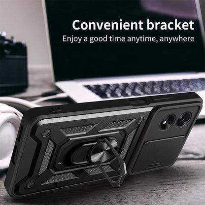 Etui na Oppo A18 / A38, Techsuit, CamShield, Czarny