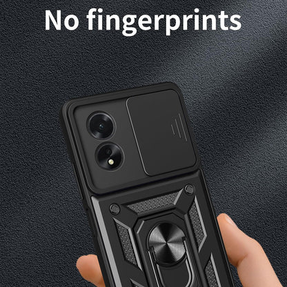 Etui na Oppo A18 / A38, Techsuit, CamShield, Czarny