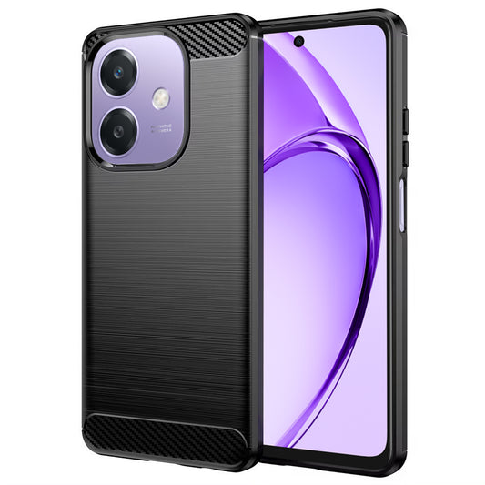 Etui na Oppo A3 4G / A3, Techsuit, Carbon, Czarny