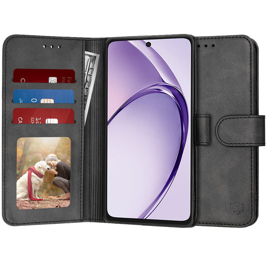 Etui na Oppo A3 4G / A3, Techsuit, Diary Book, czarne