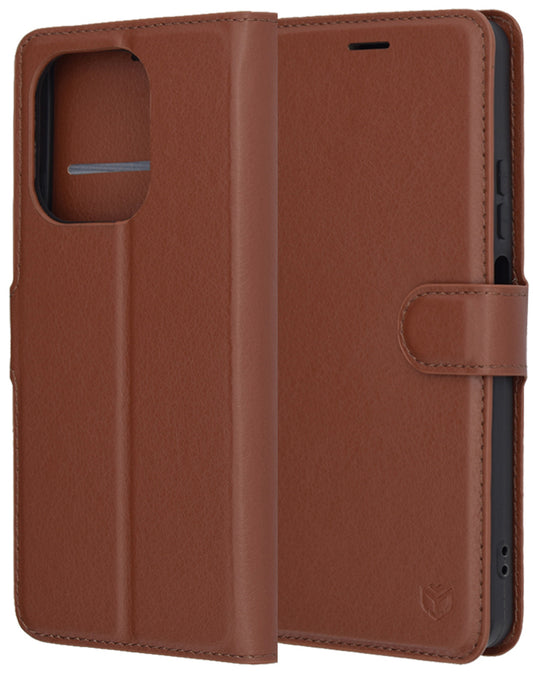 Etui na Oppo A5 Pro 4G / A5 Pro, Techsuit, Leather Folio, Brązowe