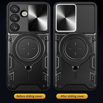 Etui na Oppo A5 4G / A5 5G, Techsuit, CamGuard Pro, Niebieskie