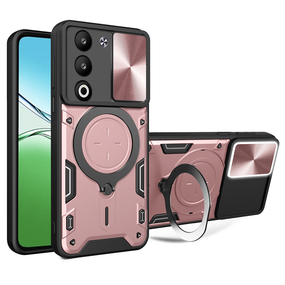 Etui na Oppo A5 4G / A5 5G, Techsuit, CamGuard Pro, Różowy