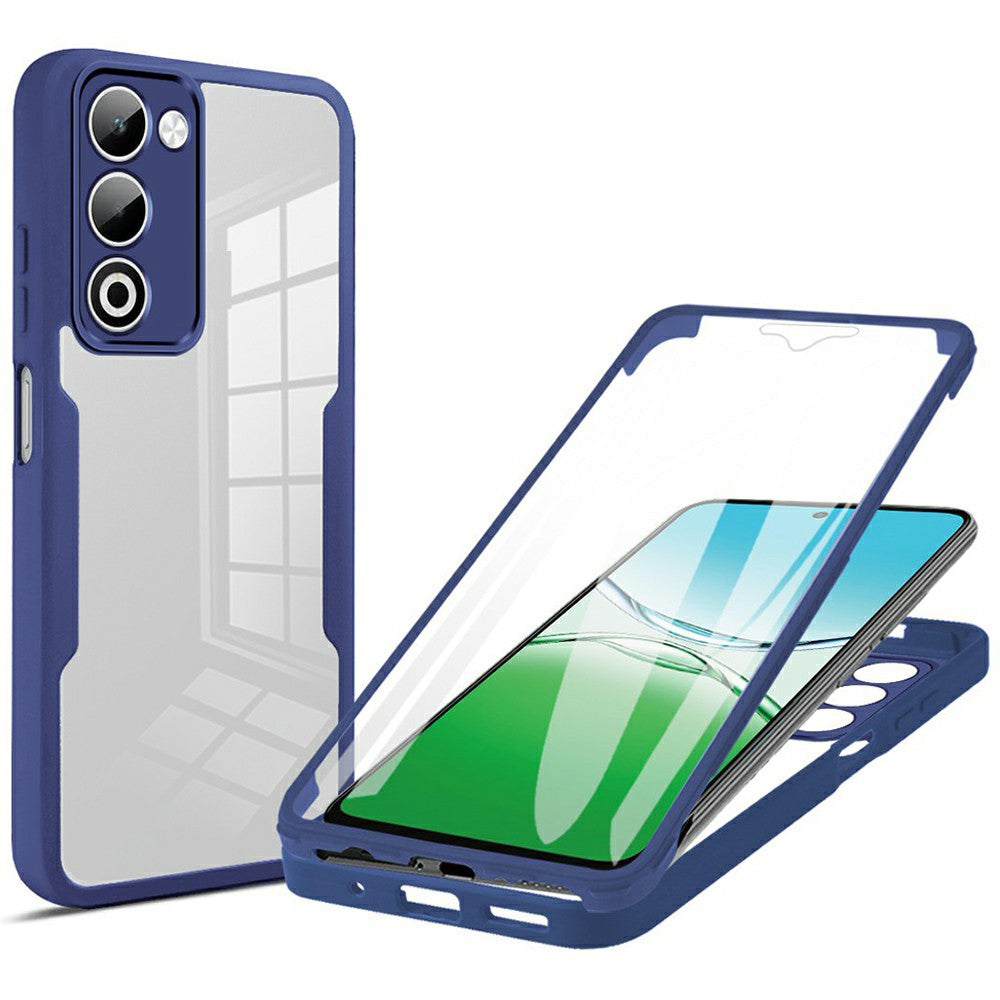 Etui na Oppo A5 4G / A5 5G, Techsuit, ColorVerse 360, Niebieskie