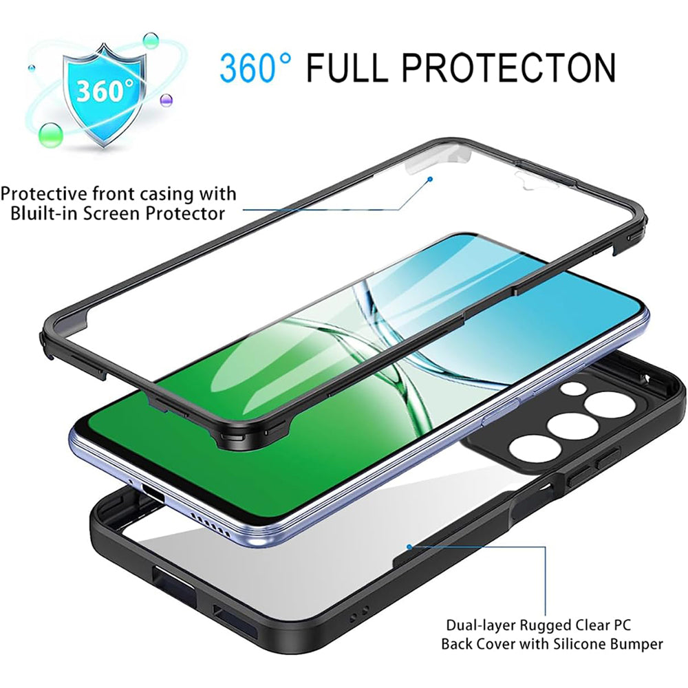 Etui na Oppo A5 4G / A5 5G, Techsuit, ColorVerse 360, Niebieskie