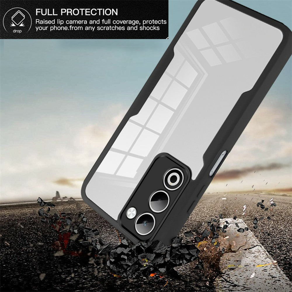 Etui na Oppo A5 4G / A5 5G, Techsuit, ColorVerse 360, Niebieskie