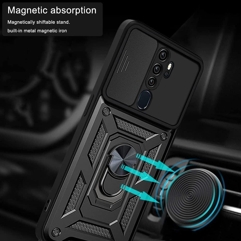 Etui na Oppo A5 4G, Techsuit, CamShield, czarne