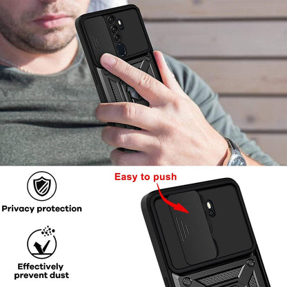 Etui na Oppo A5 4G, Techsuit, CamShield, czarne