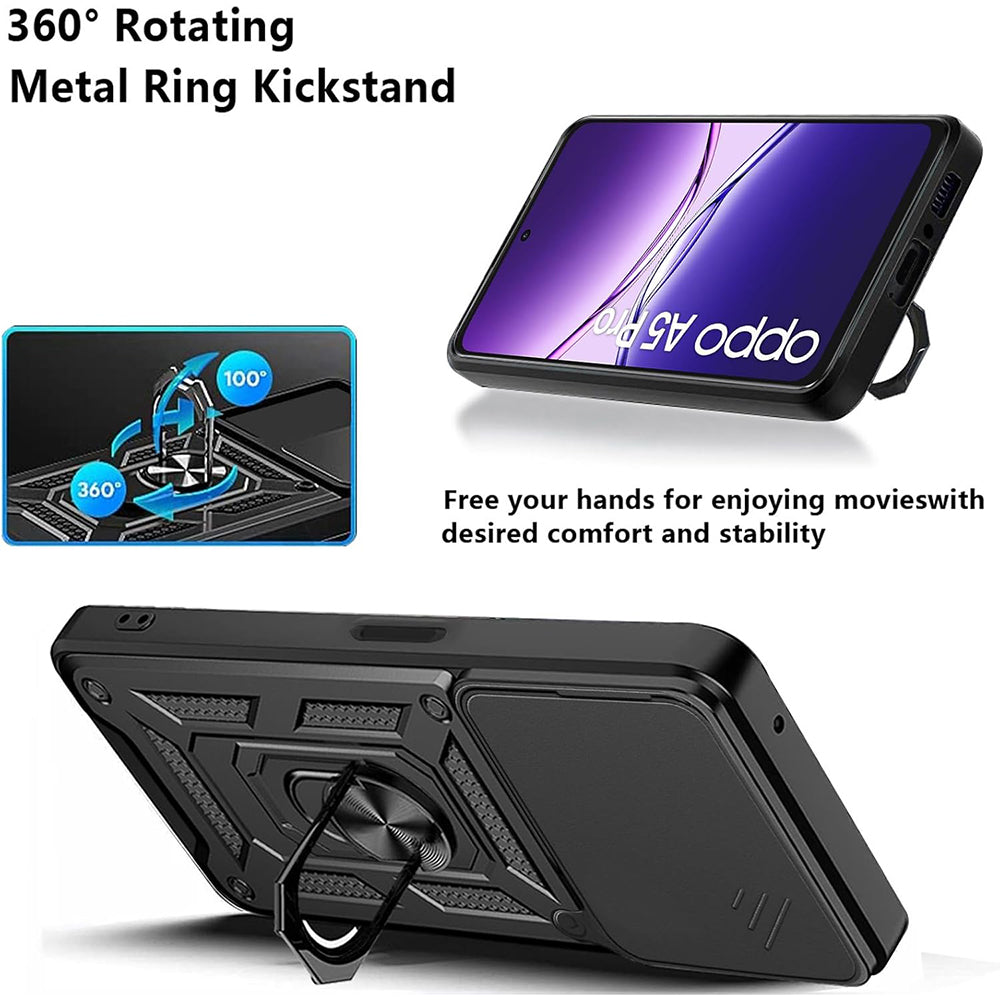 Etui na Oppo A5 Pro 4G / A5 Pro, Techsuit, CamShield, czarne