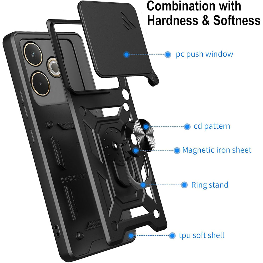 Etui na Oppo A5 Pro 4G / A5 Pro, Techsuit, CamShield, czarne