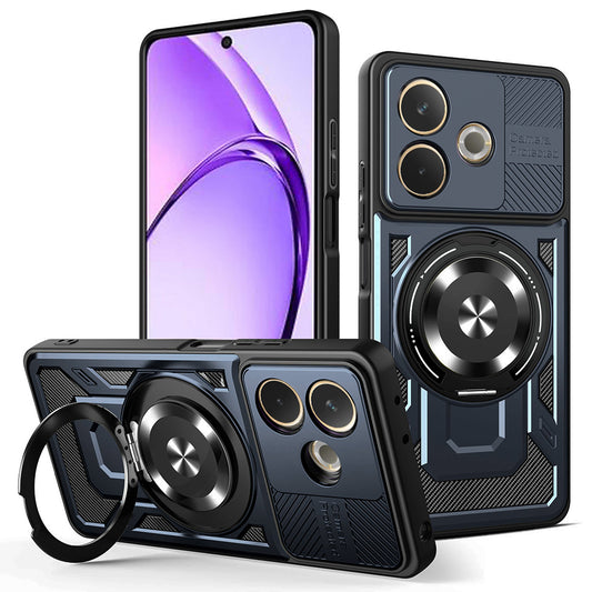 Etui na Oppo A5 Pro 4G / A5 Pro, Techsuit, RuggedCam, Niebieskie