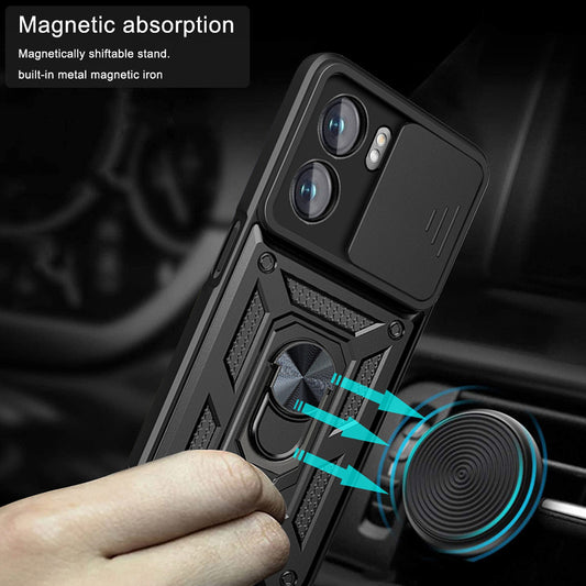 Etui na Oppo A57 4G / A57s / Oneplus Nord N20 SE, Techsuit, CamShield, czarne