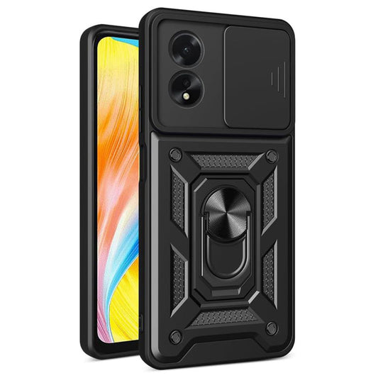 Etui na Oppo A58 4G, Techsuit, CamShield, czarne