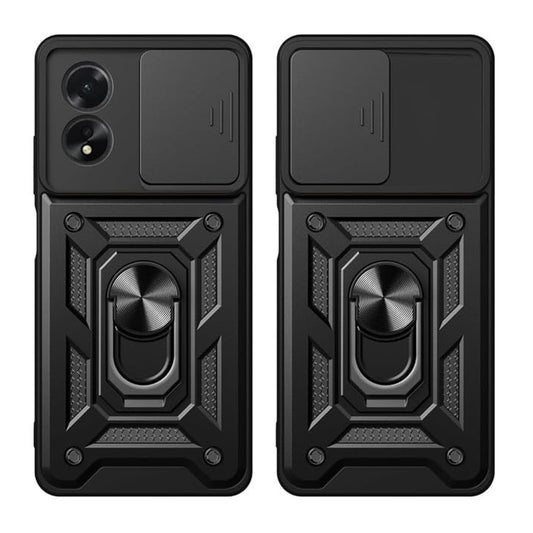 Etui na Oppo A58 4G, Techsuit, CamShield, czarne