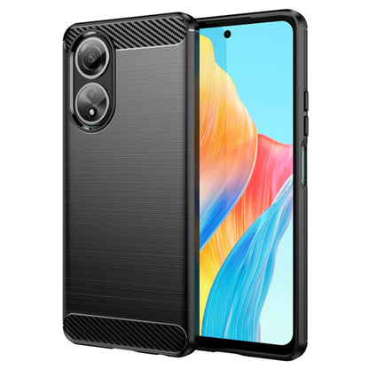 Etui do Oppo A58 4G, Techsuit, Carbon, Czarny