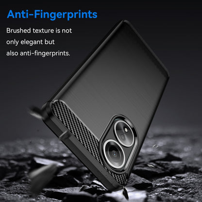 Etui do Oppo A58 4G, Techsuit, Carbon, Czarny