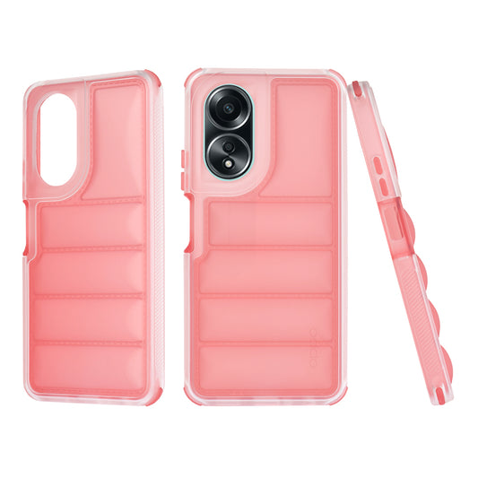 Etui na Oppo A58 4G, Techsuit, Wave Shield, Czerwony