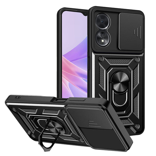Etui na Oppo A58 5G / A78 5G, Techsuit, CamShield, Czarny