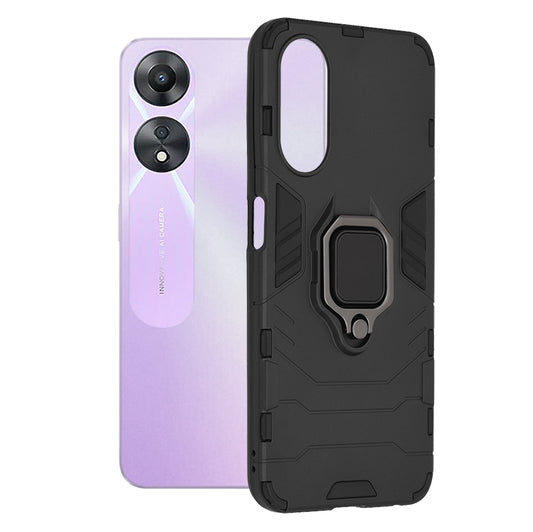 Etui na Oppo A58 5G / A78 5G, Techsuit, Shield, Czarna
