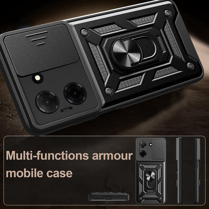 Etui na Oppo A6 4G, Techsuit, CamShield, Czarne