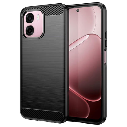 Etui na Oppo A6 4G, Techsuit, Carbon, Czarne