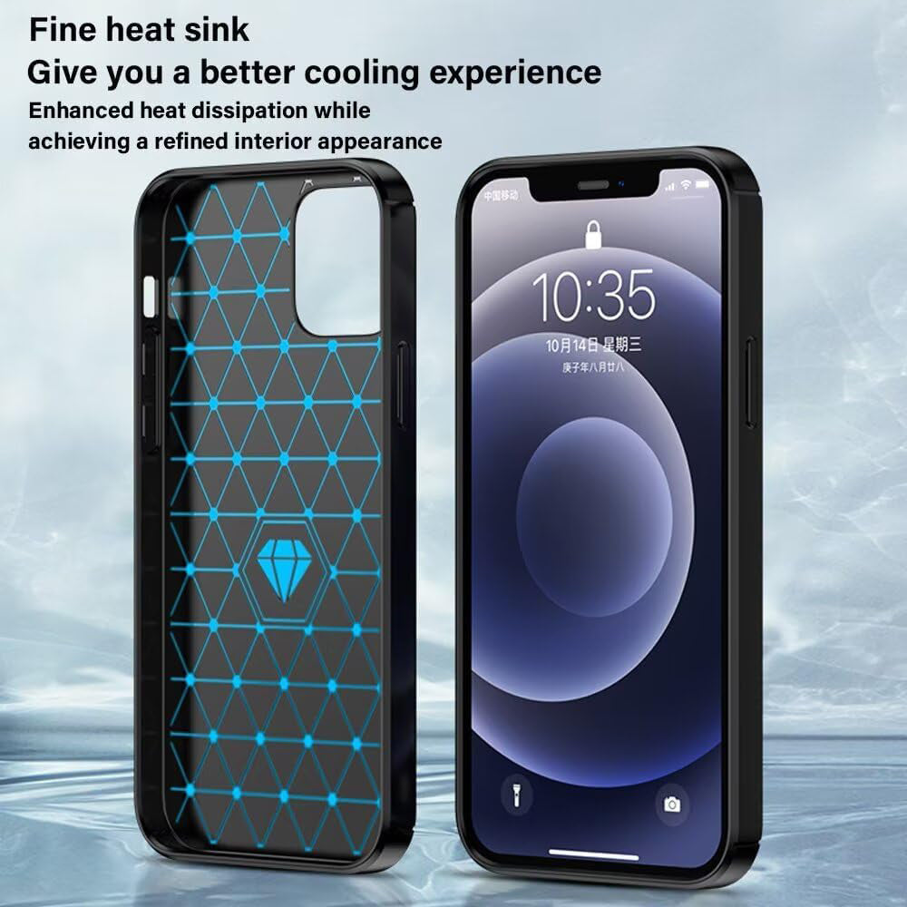 Etui na Oppo A6 4G, Techsuit, Carbon, Czarne