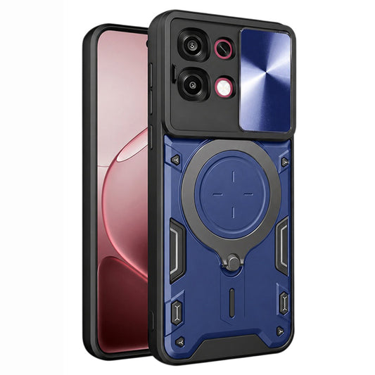 Etui na Oppo A6 Pro 5G / A6 Pro 4G, Techsuit, CamGuard Pro, Niebieskie