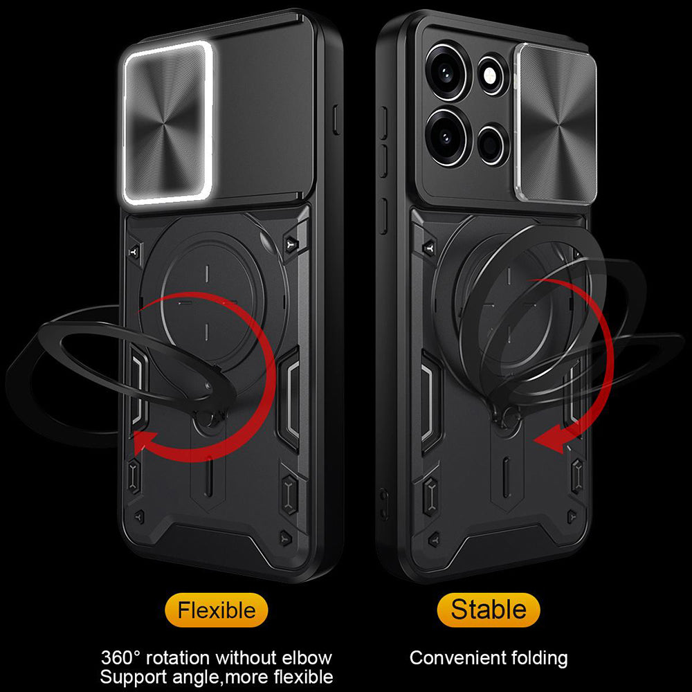 Case for Oppo A6 Pro 5G / A6 Pro 4G, Techsuit, CamGuard Pro, Purple