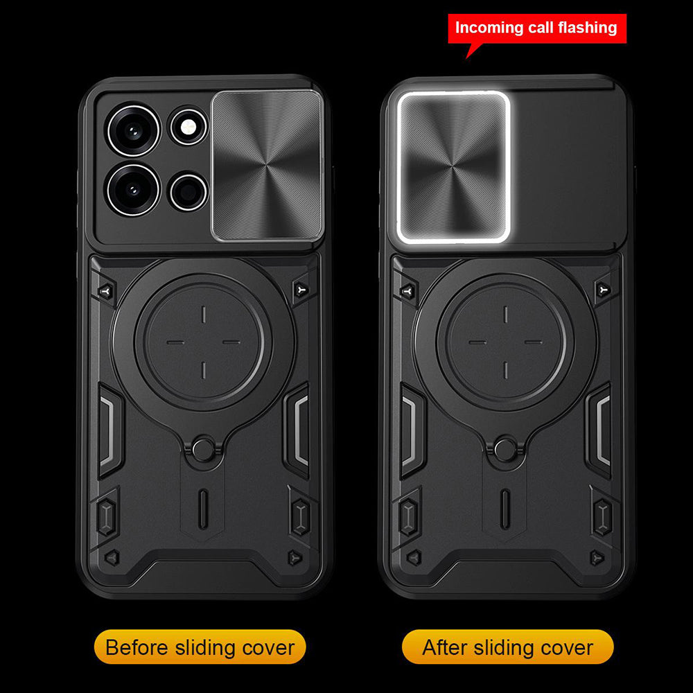 Etui na Oppo A6 Pro 5G / A6 Pro 4G, Techsuit, CamGuard Pro, Czerwone