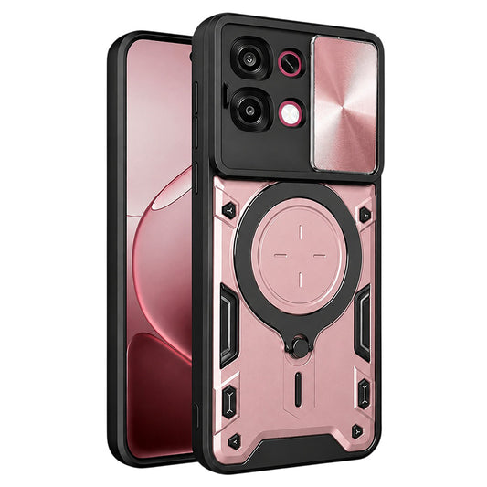 Etui na Oppo A6 Pro 5G / A6 Pro 4G, Techsuit, CamGuard Pro, Różowo-Złote