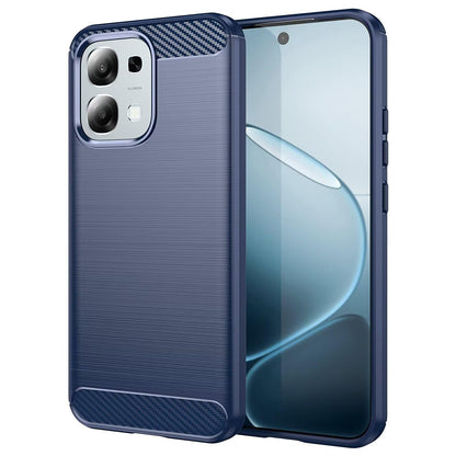 Etui na Oppo A6 Pro 5G / A6 Pro 4G, Techsuit, Carbon, Niebieskie