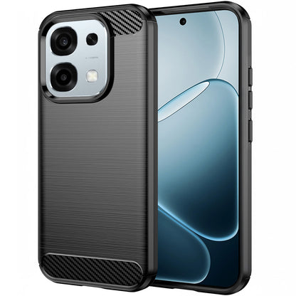 Etui na Oppo A6 Pro 5G / A6 Pro 4G, Techsuit, Carbon, Czarne