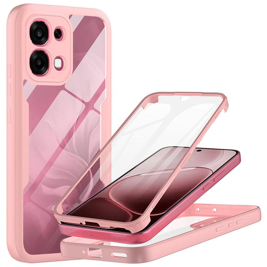 Etui na Oppo A6 Pro 5G / A6 Pro 4G, Techsuit, ColorVerse 360, Różowe