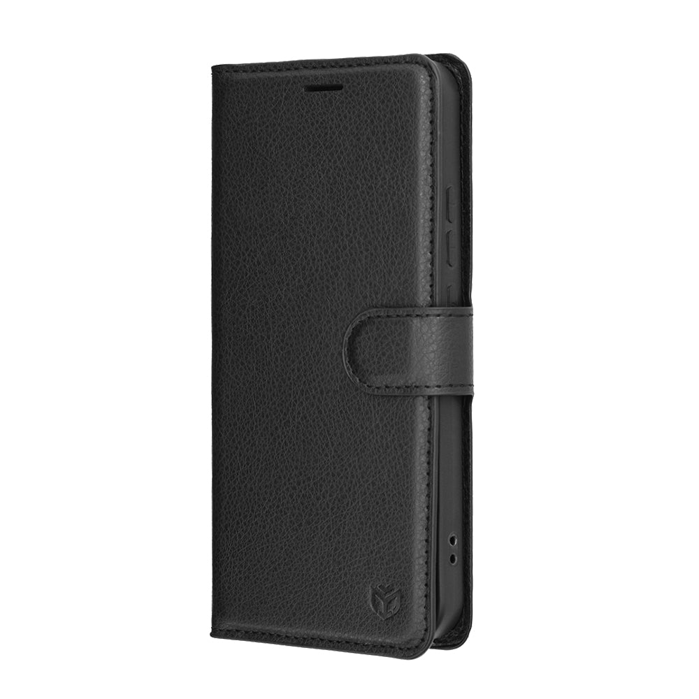 Etui na Oppo A6 Pro 5G / A6 Pro 4G, Techsuit, Leather Folio, Czarne