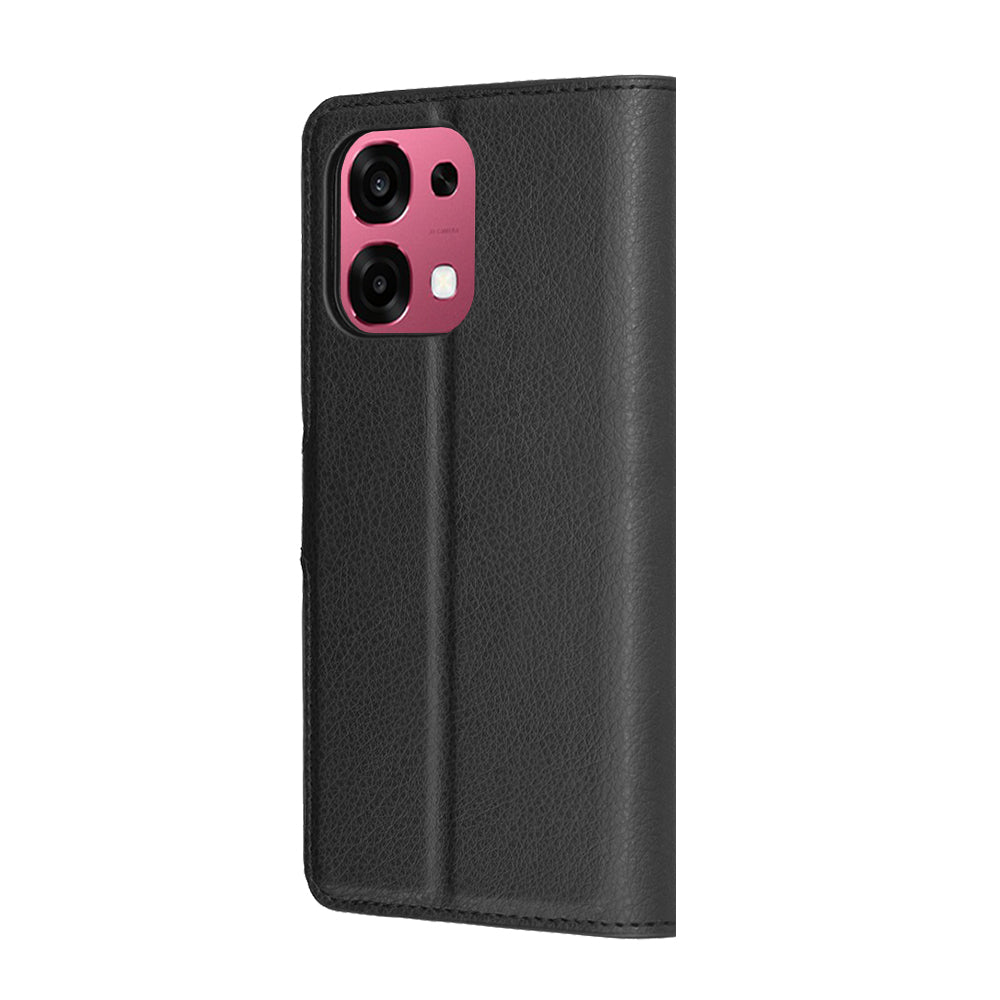 Etui na Oppo A6 Pro 5G / A6 Pro 4G, Techsuit, Leather Folio, Czarne