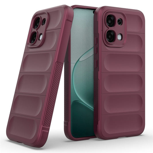 Etui do Oppo A6 Pro 5G / A6 Pro 4G, Techsuit, Magic Shield, Wiśniowy