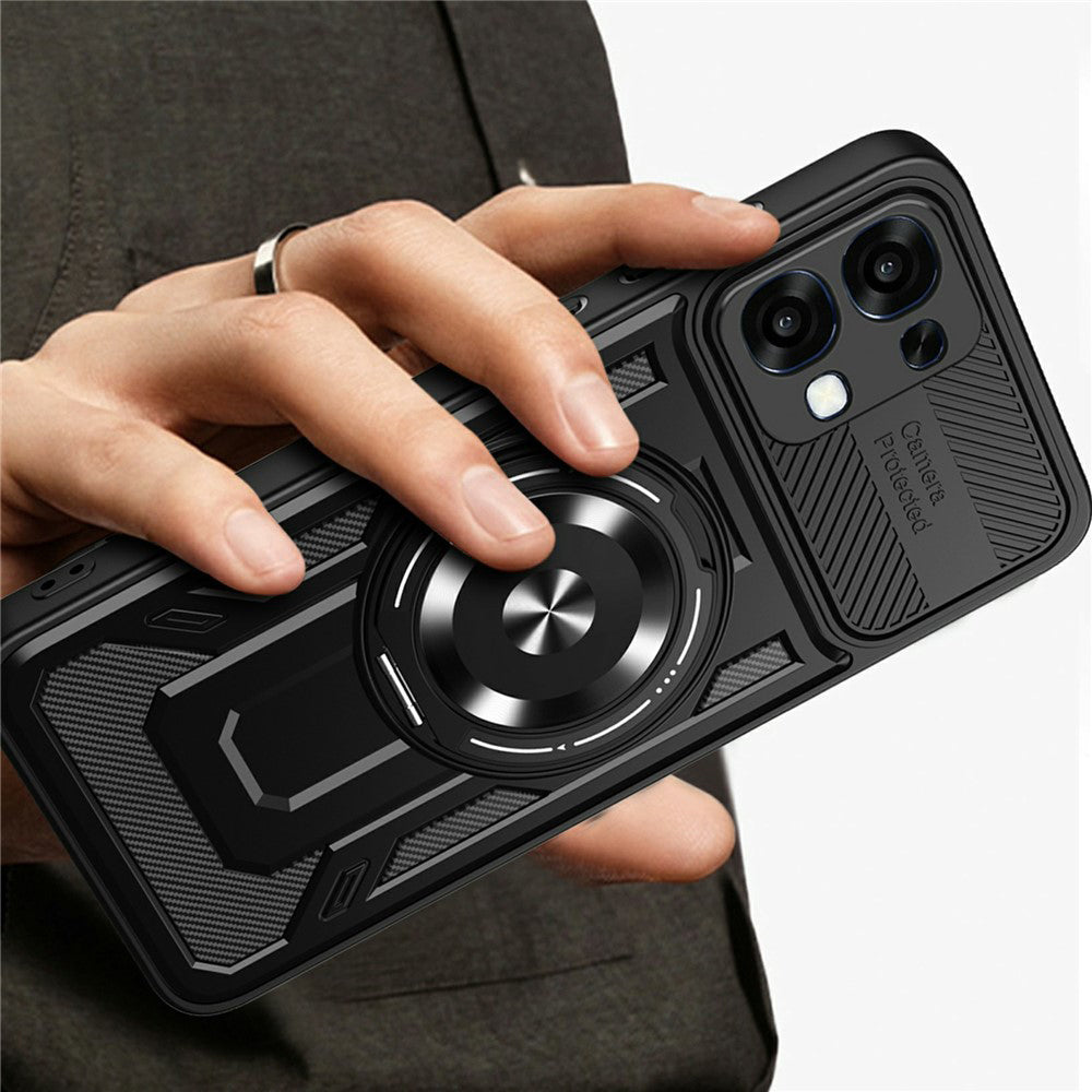 Etui na Oppo A6 Pro 5G / A6 Pro 4G, Techsuit, RuggedCam, Czarne