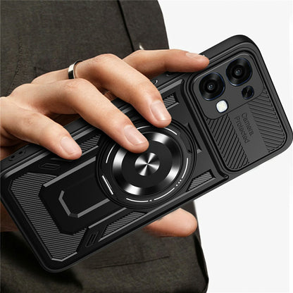 Etui na Oppo A6 Pro 5G / A6 Pro 4G, Techsuit, RuggedCam, Czarne
