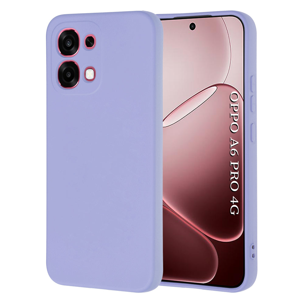 Etui na Oppo A6 Pro 5G / A6 Pro 4G, Techsuit, SoftFlex, Jasnofioletowy
